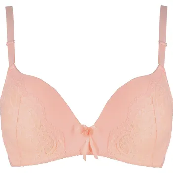 Podprsenka Alžběta podprsenka vyztužená bez kostic 9111 85B světle oranžová