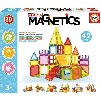 ostatní stavebnice Educa Borras Educa - Magnetics Magnetická hra 3 elementů