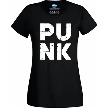 Dámské tričko Dámské tričko Punk (Velikost: S, Barva: Černá)