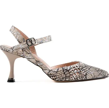 Dámské sandále Letizia Dámské elegantní otevřené lodičky béžové barvy Velikost: 38