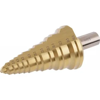 Vrták Stupňovitý Vrták Festa HSS TiN, ø 7 - 40,5 mm, 13 stupňů, FESTA