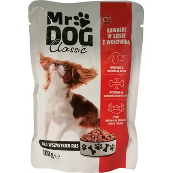Krmivo pro psa Krmivo pro psy Mr Dog hovězí maso 100 g sáček