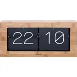 Karlsson, Hodiny Boxed Flip bambusové 37 cm - Formadore