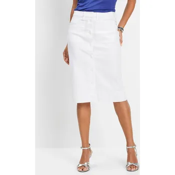 Dámská sukně Bonprix sukně rovného střihu, midi délka, velikost 46