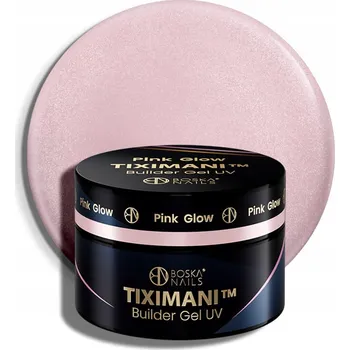 Lak na nehty TIXIMANI Pink Stavební UV Gel pro zářivý vzhled Boska Nails 50 ml