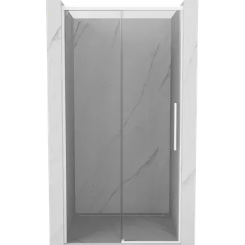 Sprchové dveře Mexen Rox posuvné sprchové dveře 100 cm, transparentní, bílé - 8C2-100-000-20-00 Sprchové dveře