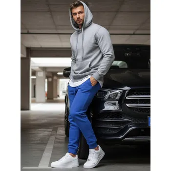 Pánská móda Modré pánské basic tepláky UX2710 Velikost: XL