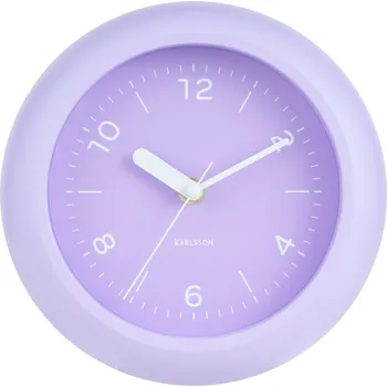 Hodiny Karlsson, Nástěnné hodiny Slope, světle fialové - Formadore
