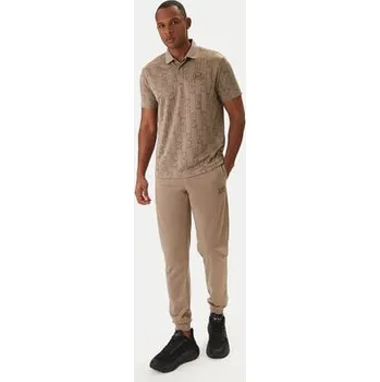 Pánská košile EA7 Emporio Armani Polokošile 7M001287 AF22277 Béžová Regular Fit XXL