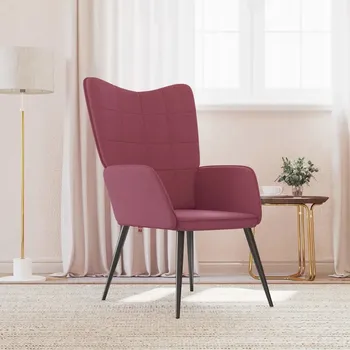 Křeslo Masážní křeslo VidaXL Relaxační křeslo červené