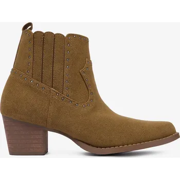 Dámská obuv DeeZee Dámské Kovbojské Boty Hnědé LR230702