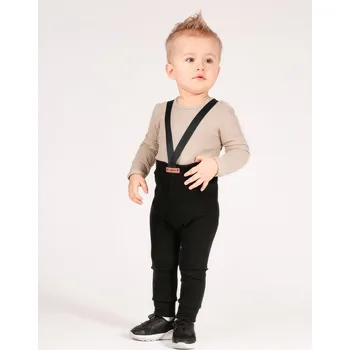 Chlapecké kalhoty Chlapecké kalhoty s laclem černé Nicol, vel. 92