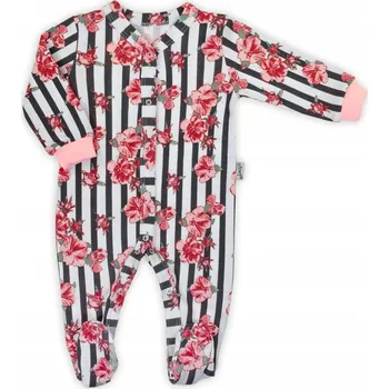 Kojenecký overall Nicol Overal Stripes Flowers barva Nana 86