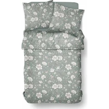 Povlečení Povlečení GARDEN šedá/bílá jednolůžko 140x200 + 70x90 cm 140 x 200 cm 70 x 90 cm