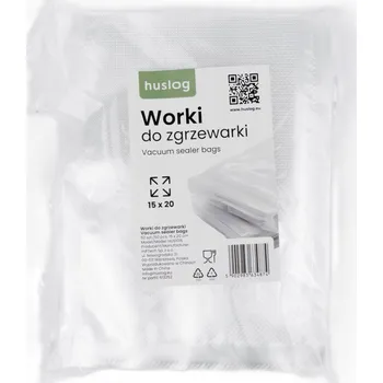 VAKUOVÉ SÁČKY S VROUBKOVÁNÍM FÓLIE PRO VAKUOVÉ BALENÍ 15x20 cm 50 Ks.