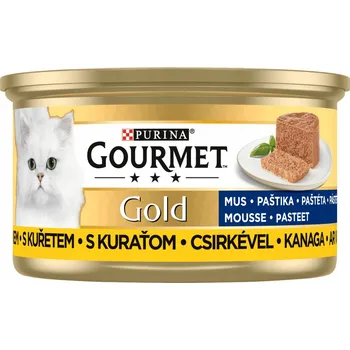 Krmivo pro kočku GOURMET GOLD Pěna s kuřecím masem 85g