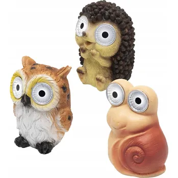 Zahradní dekorace Solární zahradní světlo Home MX670, malá zvířata, 2 ks teple bílé LED, baterie