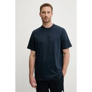 Pánské tričko Bavlněné tričko adidas All SZN JX5080 námořnická modř 59X, vel. S