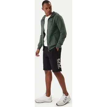 Pánské oblečení EA7 Emporio Armani Sportovní kraťasy 7M001329 AF17787 Černá Regular Fit XXL