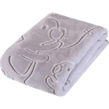 Dětská deka DuetBaby Dětská deka do kočárku 502 - šedá