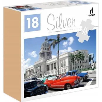 Puzzle SILVER Alexander Puzzle 48 dílů Auta – rehabilitace, terapie,