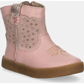 Dívčí tenisky Dětské kožené boty Garvalin 251329 růžová 39X, EUR 25