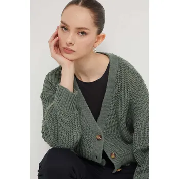 Dámský svetr Kardigan Roxy ERJSW03591 zelená 97X, vel. L