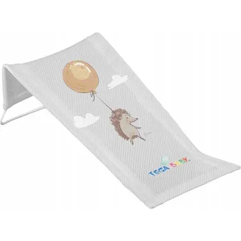 Lehátko do vany Tega Baby Lehátko do vany lesní zvířátka šedé, dírkované