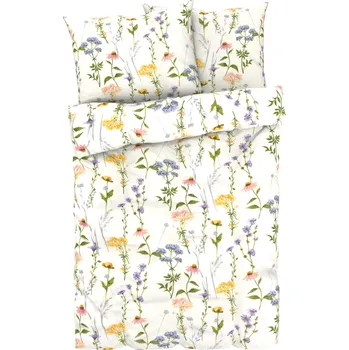 Povlečení LIVARNO home Krepové ložní povlečení, 200 x 220 cm, 70 x 90 cm (bílá)