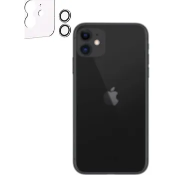 Telefonní příslušenství AlzaGuard Elite Lens Protector pro iPhone 11 / 12 / 12 Mini - čiré s instalačním rámečkem