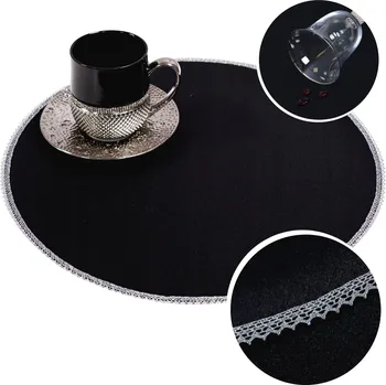 Prostěradlo Kulatý polyester prostírání 40 x 40 cm