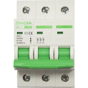 modulární přístroj a rozvaděč Izolační odpojovač DL 3P 40A Gacia