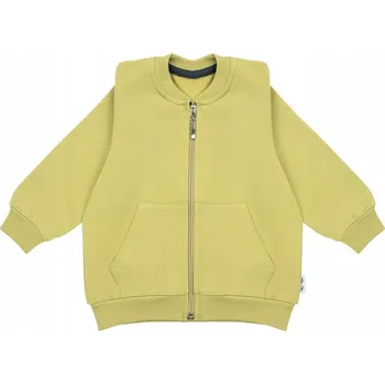 Chlapecká mikina Chlapecká mikina bomber se stojáčkem, limetková Nicol, vel. 92