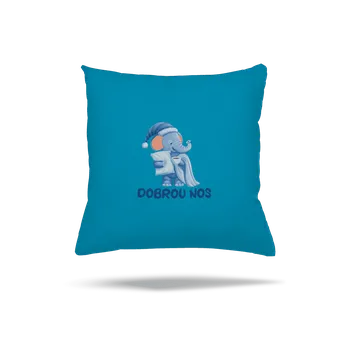 Polštář Bastard Dobrou nos polštář Blue Turquoise