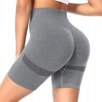 Dámské legíny Krátké dámské legíny šedé XL