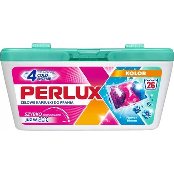 Kapsle na praní Perlux gelové kapsle na praní barevného prádla 3v1 26 ks, praní od 20 stupňů