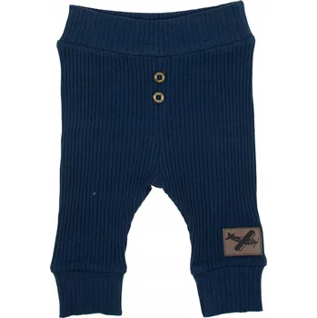 Chlapecké kalhoty Chlapecké bavlněné kalhoty proužkované tmavě modré Nicol, vel. 56