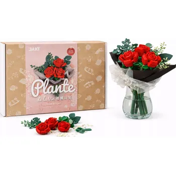 ostatní stavebnice Stavebnice červená kytice květin