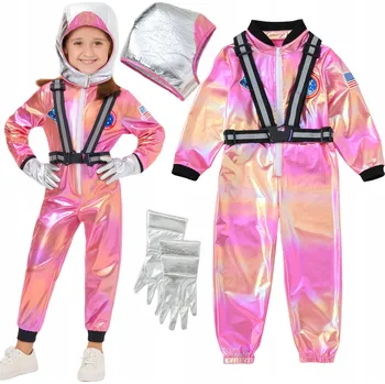 Karnevalový kostým KOSTÝM OBLEČENÍ ASTRONAUT KOSMONAUT KOMBINEZA NASA 140 146 CM