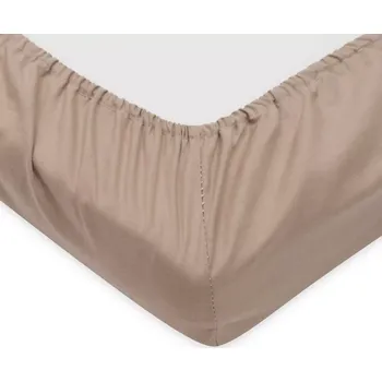 Prostěradlo Bavlněné prostěradlo do postýlky 120×60 cm cappuccino New Baby