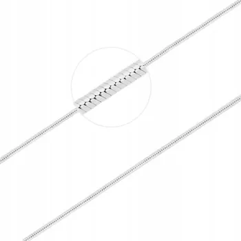 Řetízek Stříbrný Řetízek typu linka (lanko) ryzost 925, 2.70g, zapínání karabinka R40, vhodný pro přívěsek