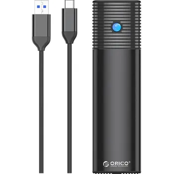 USB hub Orico M.2 SATA USB-C 5Gb/s kryt pro disky černý PWM2-BK-EP