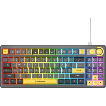 Klávesnice INNY Rampage CYCLONE KNOB RGB 90% drátová klávesnice