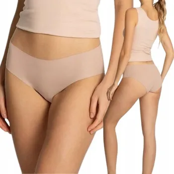 Kalhotky COTTON MOOD classic - klasické bavlněné kalhotky - béžové - BÉŽOVÁ, L