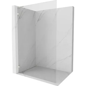 Mexen Lunar L sprchová stěna Walk-in levá 100 x 200 cm, transparentní 8 mm, kartáčovaný nikl - 830L-100-000-97-00-L Sprchové stěny