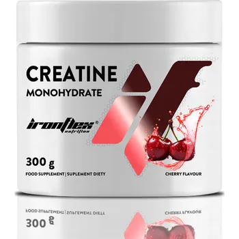 Kreatin IRONFLEX Kreatin Monohydrát 300 g s Taurinem a Vitamínem B6 - Síla a Výkon