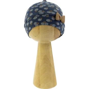 Čepice Dívčí Čepice Nicol s květinovým vzorem, vel. 62