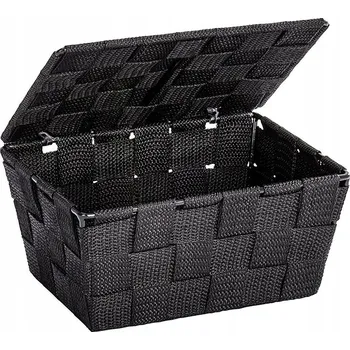 Úložný box Krabice s víkem černá