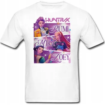 Chlapecké tričko Dětské tričko KPOP DEMON HUNTERS Huntrix Saja Boys s Nápisem, velikost 122/134