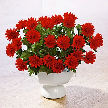 umělá květina Kytice aster červená